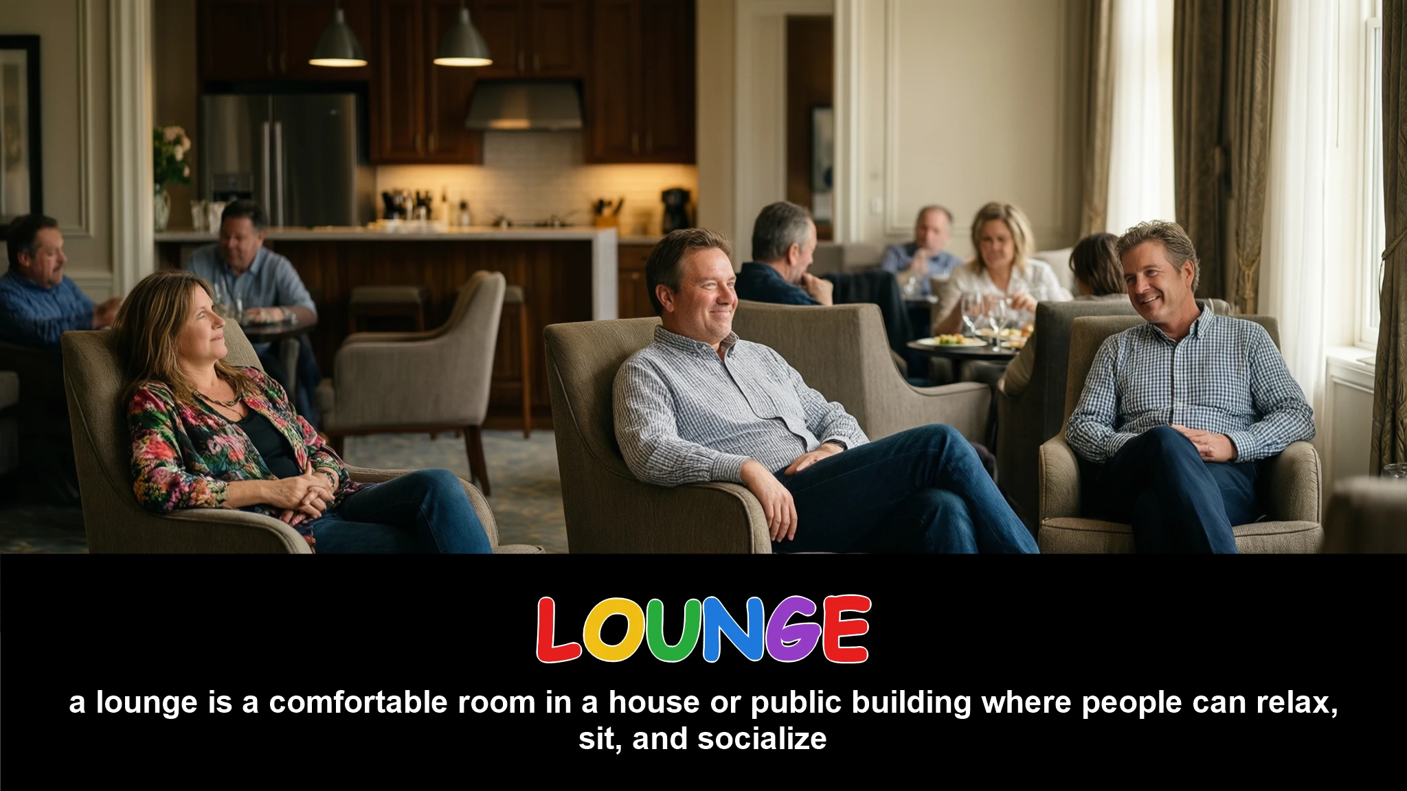 English Illustration for lounge